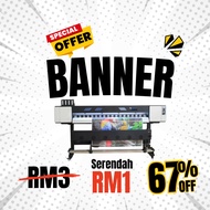 Custom Size Banner Banting Untuk Kegunaan Perniagaan dan Kenduri Kahwin Birthday Harga Murah Serenda