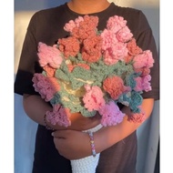 Flower Blanket Boquet Crochet Flower Blanket Bouquet Knitted Flower Bouquet/