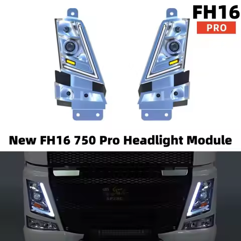 FH16 750 New Pro Headlight Module 1/14 For Tamiya Tractors Volvoo Fh16 Xl750 56375 Beautiful Diy Lig