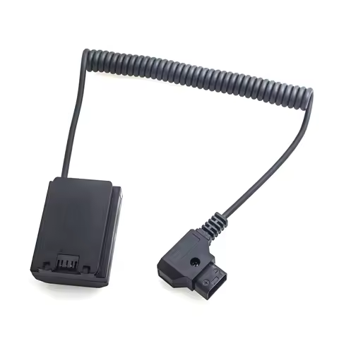 Spring D-Tap to FZ100 Dummy Battery DC Coupler Power Cable Adapter for Sony A6700 / A7 III / A7R III
