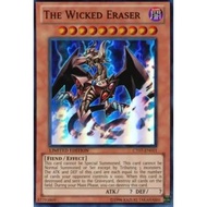 English Yugioh Card Game The Wicked Eraser - CT07-EN011 - SR Yu-Gi-Oh Cards