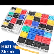 127pcs 530pcs 580pcs Heat Shrink Tube Shrinking Assorted Polyolefin Insulation Sleeving Wire Cable S