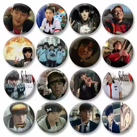 Weak Hero Lee Jun-young Custom Pin Buttons Brooch Yeon Si-eun Park Hu-min Seo Jun-tae Kdrama Lapel B