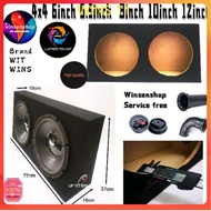 4x4 sub woofer box and brand WJTWINS woofer 6inch 8inch 10inch 12inch Carpet Black Mdf board