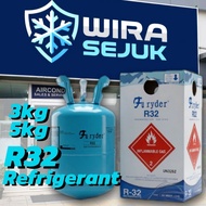 [WIRA SEJUK] Furyder R32 Refrigerant Gas (3KG/5KG Net Weight) 100% Pure Gas Aircond Rumah