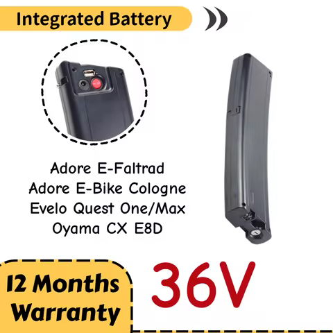 Adore E-Faltrad Adore E-Bike Cologne 36V 6Ah 7.8Ah 9Ah 10.5Ah Evelo Quest One Max Oyama CX E8D Ebike