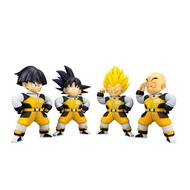 5pcs/set Dragon Ball Z Figure Q Version Astronaut Costume Goku Vegeta Krillin Gohan PVC Action Figur