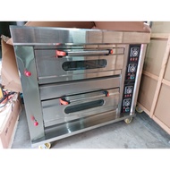 Commercial Deck Oven 2 Deck 4 (40x60cm) tray gas with electric control