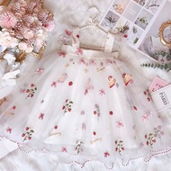 草莓蛋糕小花裙洋裝