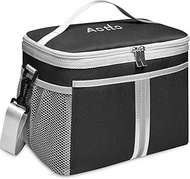 Aotto Insulated Lunch Bag - Large Thermal Tote for Women & Men, Reusable Cooler with Front Pocket, D