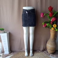 PRELOVED ROK JEANS // PRELOVED ROK JEANS MINI // ROK JEANS PANJANG // THRIFT ROK JEANS KERJA //