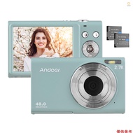 ado2my)Andoer 2.7K Digital Camera Compact Video Camcorder 48MP Auto Focus 2.88 Inch IPS Screen 16X Z