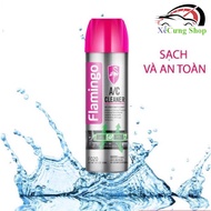 Bình xịt vệ sinh điều hòa ô tô Flamingo F020- Dung dịch vệ sinh dàn lạnh