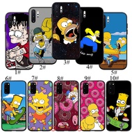 BO28 Funny Simpsons Soft silicone Case for Samsung A6 A8 A6+ A8+ Plus A7 A9 2018