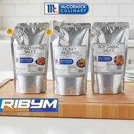McCormick Culinary Made Sauces Honey Mustard Soy Garlic Buffalo Wings 1kg stand up pouch