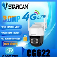 Vstarcam C622 ( CG622 - 4G ) ความละเอียด 3MP(1296P) กล้องวงจรปิดไร้สาย Outdoor กล้องนอกบ้าน ภาพสี มี