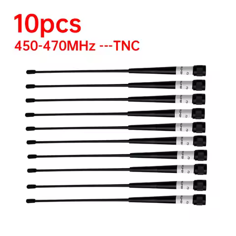 31.5CM Black TNC 10PCS Whip Antenna 450-470MHZ TNC Port 4dbi For Soka For Top-c South Trimble All Br