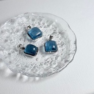 海藍寶小方牌吊墜