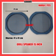 TUTUP GRILL SPEAKER 15 INCH 15INCH RAM BOX 15 IN 15IN PIGURA 2 PCS