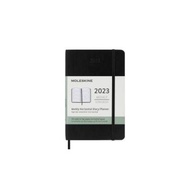 Moleskine 2023 Weekly Horizontal Planner, 12m, Pocket, Black, Soft Cover (3.5 X 5.5) by Moleskine (p