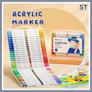 ENMY Acrylic Marker Pen Acrylic Paint Drawing Colouring Painting Art Multi Surface Use Marker Pen