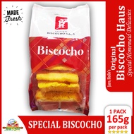 🔥 Iloilo's Best | Biscocho 1 Pack | Original Biscocho Haus | 165 grams per Pack | Best Seller | Pair with Coffee | Baon for Kids | Iloilo Pasalubong | Snacks, Cookies, Crackers, Sweets, Butter Flavor | Biscuits Homemade Delicacy | Bread with Filling