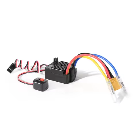 ESC 60A RC Speed Controller Waterproof Switch Mode for 1/10 Remote Control Car with Overheat Protect