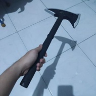 mainan kapak kayu cosplay wooden axe || senjata cosplay
