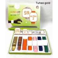 Dual Machine ultra watch9 Smart Watch Case Wireless Charging Steel Strap Leather Watch Pinch Hand Ca