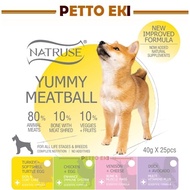 NATRUSE Meat Ball - 40g  / Dog / Wet Food / Dog Food / Chicken / Duck / Turkey / Venison