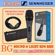 SENNHEISER E845S / E-845S DYNAMIC SUPERCARDIOD VOCAL MICROPHONE WITH ON / OFF SWITCH PROMOTION WITH 