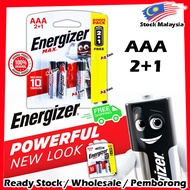 9332 Energizer Battery MAX AAA E92 BP-3(B2G1) Buy 2 Free 1 AAA-3 100% Original Energizer Battery