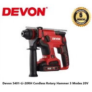 Devonnn 20V LI-ION 4.0AHH CORDLESS ROTARY HAMMER 20MM 5401-LI-20RH(5401)-6