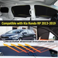 Car Sunshade Compatible With Kia Rondo RP 2013‑2019 Fully Blackout Sun Protection Privacy Camping Si