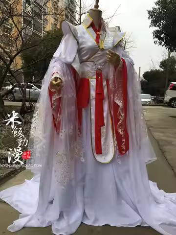 Heavenly Officials Bless Prince Yue Shen Cos Clothing Xie Lian Cosplay Red White Style Ancient Cospl