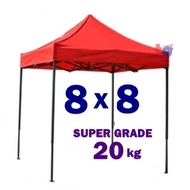 (HEAVY DUTY GRADE) 8X8 Canopy (SUPER) / Tent / Kanopi / Khemah ( 2.5m x 2.5 m )