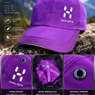 UNGU HAGLOFS Outdoor Sport Hat for Hiking, Camping, Mountain, Trail, Running, Purple