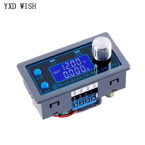 ZK-5KX DC-DC Buck Boost Converter CC CV 0.6-36V 5A 5V 6V 12V 24V 80W Power Module Adjustable Regulat