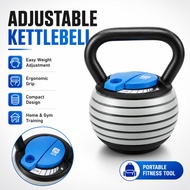 (40lb/18kg) Powder Coated Cast Iron Kettlebell / Strength Training Kettlebells / Adjustable Kettlebe