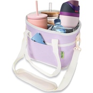 With Strap Water Bottle Holder Family Pack Four-Compartment Beverage Bag, Multi-Cup Storage Bag Adju