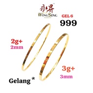 Wing Sing Gelang Tangan Emas 999 Gold Bracelet