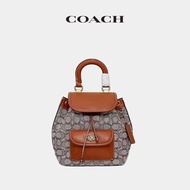 Coâćh_Womens RIYA No.21 กระเป๋าเป้สะพายหลัง กระเป๋าเป้ CH789 CH591 CH588