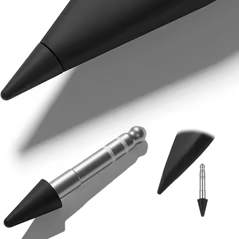 2Pcs Pencil Nibs 4096 Levels Pressure High Sensitivity for Surface Laptop Studio/Surface Duo 2 Table