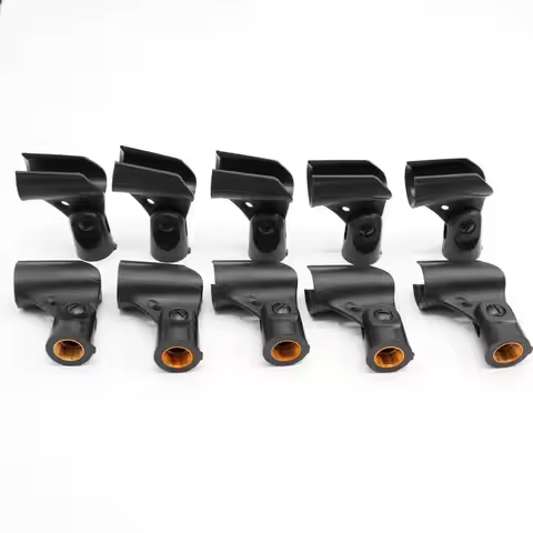 10x Microphone Clip Holder fits for Shure A25D, 58 M series , SM57 & other 3/4" inch mic