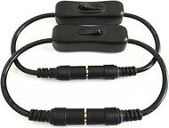 dc inline switch Manual Inline DC Power Switch Extension Cable Male to Female 5.5mm x 2.1mm Barrel f