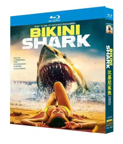 Bikini Shark (2025) Blu-ray Movie BD 1-Disc Full HD 1080p Horror Sci-Fi Monster Movie All Region Box