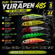 TETRA WORKS YURAPEN 48S FLUTTER CASTING BAIT BY VLABS LURE