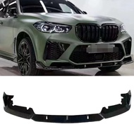 Front Bumper Spoiler Lip Car Lower Splitter Protector Blade For BMW X5 X5M F95 2020-2021