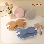 ROWANSG Travel Eye Cover, Sleeping  Flight Sleep Rest 2 in 1 Neck Pillow, Airplane Office Portable M