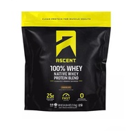 Ascent 100% Whey, Native Whey Protein Blend, Chocolate, 4.25 lbs 1.9Kg Date 8 / 2025
